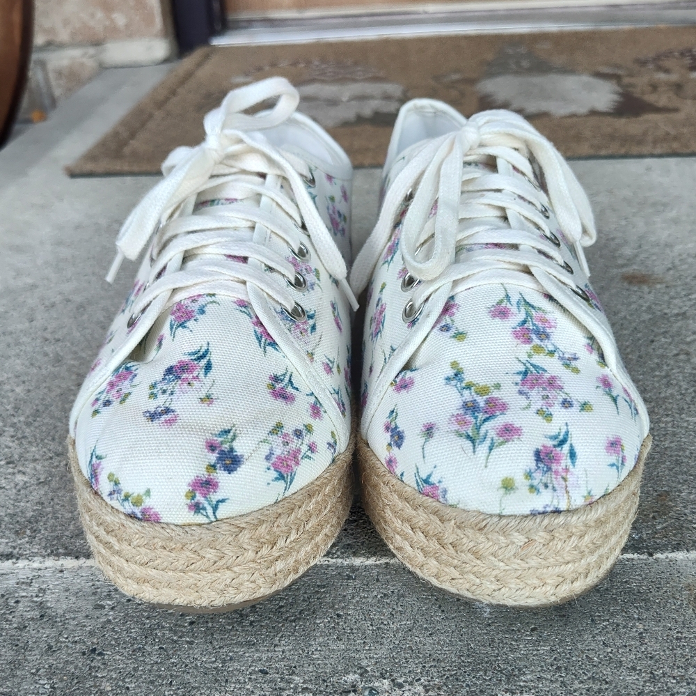 Torrid Floral Espadrille Sneakers 10WW